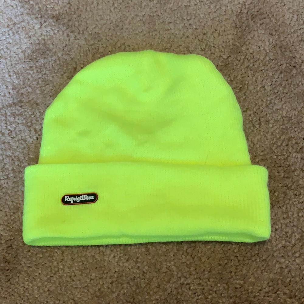 High visibility beanie
